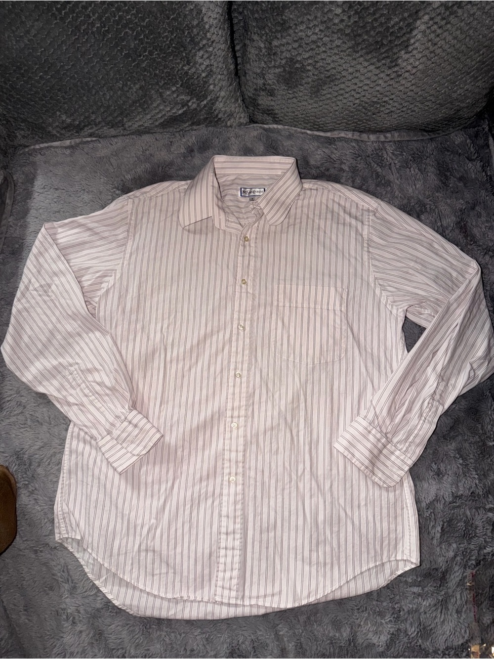 YSL, Yves Saint Laurent classic Men's Long-Sleeve Button-Up Shirt